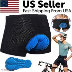 Men Women Cycling Shorts Bicycle Bike Underwear Pants With Sponge Gel 3D Padded (size: 3XL)